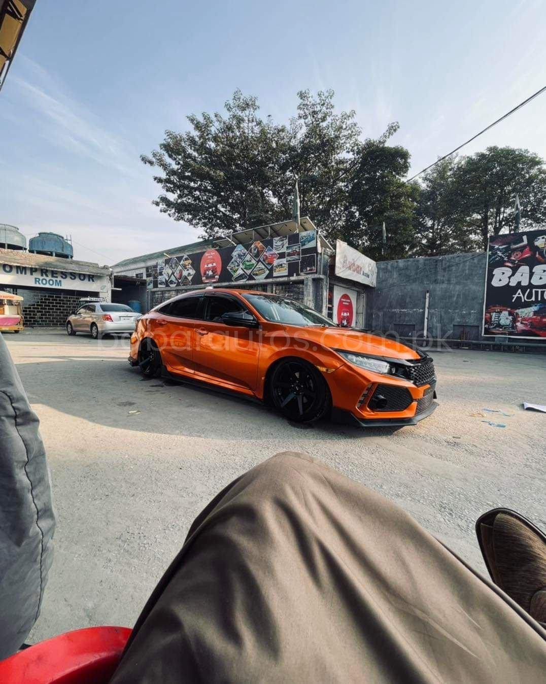 Civic x orange/black 2017